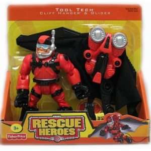    Rescue Heroes Tool Tech Team   Cliff Hanger & Glider Toys & Games