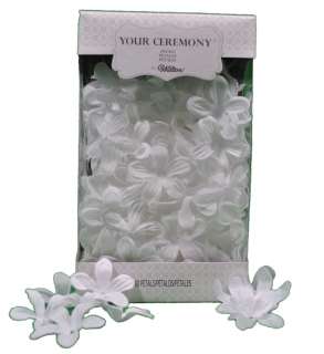 500 Ct Wilton Wedding Flower White Stephanotis Petals  