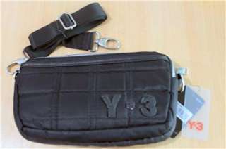 BNWT Y3 Mens Simple Shoulder Bag (black) Small  