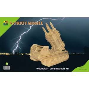  3d Wooden Puzzle patriot Missile Toys & Games