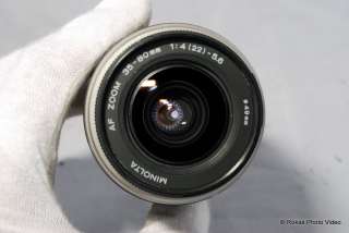 Minolta 35 80mm Lens AF f4 5.6 zoom Sony Alpha 100 200  