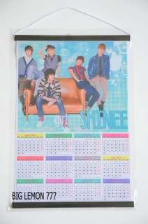 Shinee 2012 Korean Band Wall Calendar C3  