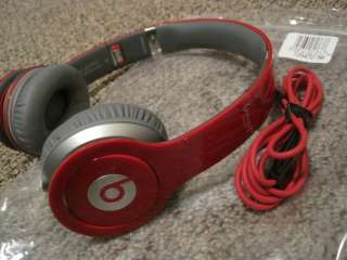 Beats by Dr Dre Solo Headphones Product Red Authentic  