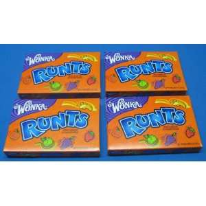 Wonka Fruit Runts Candy Theater Box Size 4 Boxes  Grocery 