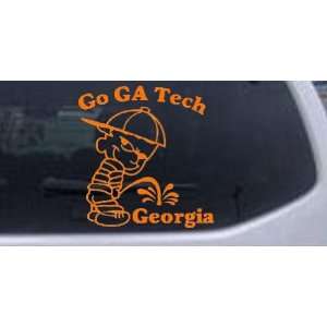  Go GA Tech Pee On Georgia Car Window Wall Laptop Decal 