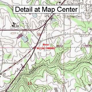  USGS Topographic Quadrangle Map   Boaz, Alabama (Folded 