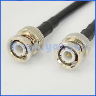 20in BNC male plug to BNC male plug jumper pigtail Cable LMR195  