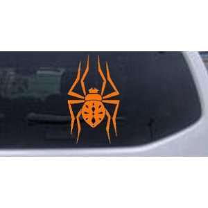 Spider Animals Car Window Wall Laptop Decal Sticker    Orange 16in X 