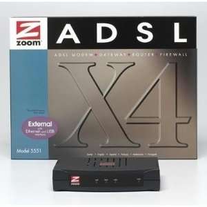  Zoom 5651 X4 ADSL Router   1 x 10/100Base TX LAN, 1 x ADSL 