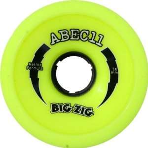  Abec11 Bigzigs 75mm 83a Lemon Skate Wheels Sports 