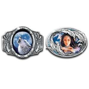   Mystic Maiden Belt Buckles by The Bradford Exchange