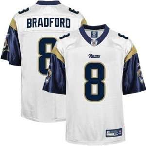 Reebok Sam Bradford St. Louis Rams White Authentic Jersey Size 52 