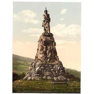  The Black Watch Monument,Aberfeldy,Scotland,c1895