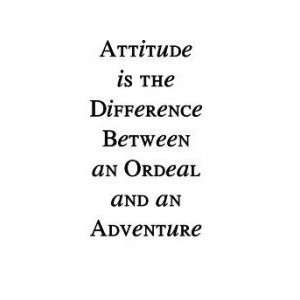 Attitude is the difference between   wall decal   selected color 