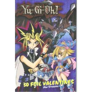  Yu Gi Oh Foil Valentine Cards Plus Stickers Toys & Games