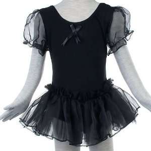 Girl Ballet Dance Dress Gymnastic Leotard Tutu 5 6 T   Black  