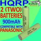 HQRP Two Batteries fits Panasonic KX TGA430B KX TGA630S