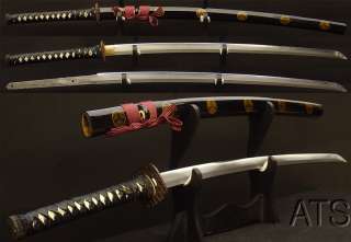 40.6 Japanese Tokugawa Leyasu Clay Tempered Katana Sword Full Tang 