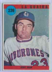 1970 Ovenca Venezuela BB #236 Jerry Cram Royals Mets  