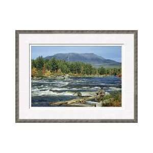  Abol Falls Mount Katahdin Maine Framed Giclee Print