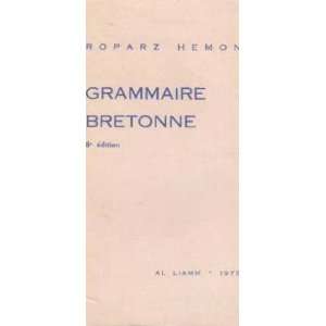  Grammaire bretonne Roparz Hemon Books
