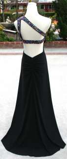 NWT BLONDIE NITES $160 Black Prom Party Evening Gown 3  