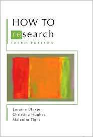 How to Research, (033521746X), Lorraine Blaxter, Textbooks   Barnes 