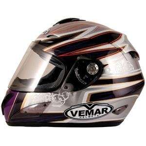  Vemar VSREV R&S Helmet   Large/Grey Automotive