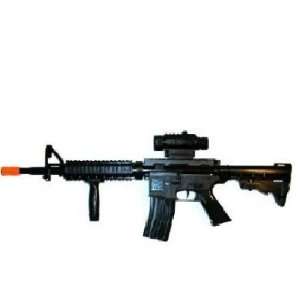    Toy Gun m16A4 Electronic Sound Rifle With Scope Toys & Games