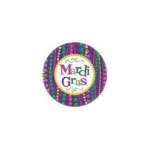  Mardi Gras Bead Party 9 Disposable Paper Plates Health 
