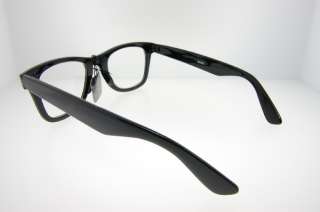 Big CLEAR Lens Wayfayer NERD Glasses Horn Rimmed  