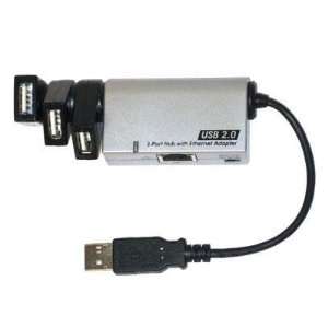    USB 2.0 3 port Hub w/ Ethernet (USB2 HUB3N)  