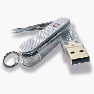  Swissbit Swiss Army 1GB USB Flash Drive Silver 401315 