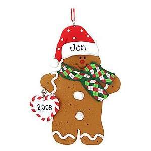  Personalized Gingerbread Boy Ornament