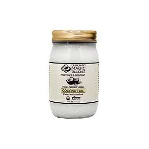  Virgin Coconut Oil White Kernel   Fresh Pressed, 14 oz 