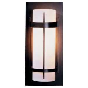 Banded Aluminum Outdoor Sconce by Hubbardton Forge  R169222   Black