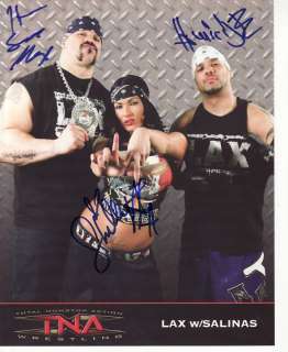 LAX LATIN AMERICAN TNA IMPACT WWE AUTO SIGNED PROMO  