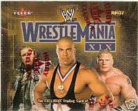 2003 WWE WRESTLEMANIA 19 HOBBY EXCLUSIVE TRADING CARDS  