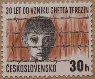 Holocaust Memorial COMP SET of 4 Stamps   *Lidice ~ Lezaky ~ CCCP 