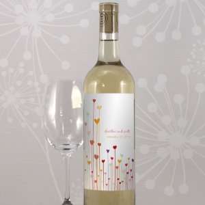  Hearts Wine Label   Bright