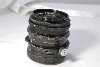 Nikon 35mm f2.8 PC Nikkor F mount Lens perspective control shift 