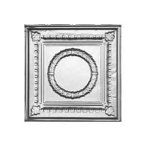 TIN CEILING PANEL ROMANESQUE LAY IN WHITE