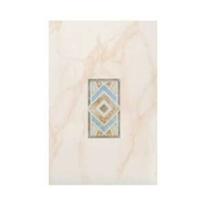  Tesoro Boreal Marbleized Beige 8 x 12 Ceramic Wall Deco 