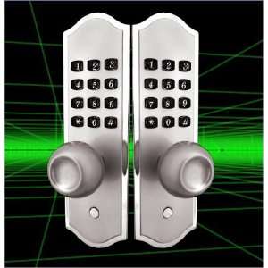   Door Lock with Dual Keypads for 2 Way Security