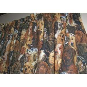  Window Curtain Valance made from DOGS Fabric * Everything 