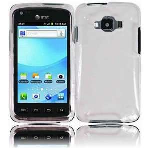  Clear Hard Case Cover for Samsung Rugby Smart i847 Cell 