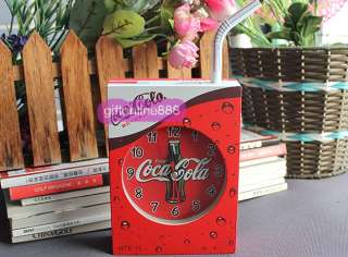 Stock Beverage sucker Cola box fashion clock Alarm  