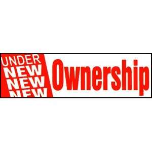  Under New Ownership Banner 3 x 10