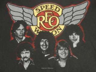 Speedwagon REO 1982 Vintage Tour Rock T Shirt  