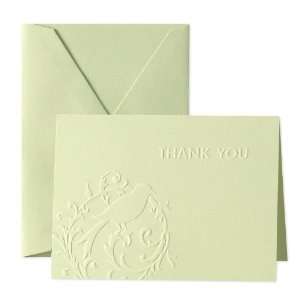   Embossed Thank You Notes on Willow Imprintable Paper 